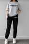 T-Shirt Sweatshirt with Essential Print, Sweat-Absorbing Women's / Girls' Model