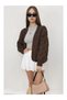 Yürüyüş Patterned Diamond Detailed Women's Knitwear Cardigan