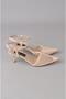 Select 8581 women's heel shoe (heel height: 7 cm) beige - 6