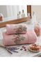 Dowry Towel Set with Pearls in a Special Tulle Pouch - Set of 2 - Strawberry - 3
