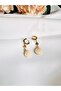 Steel Oyster Earrings 5 cm - 3