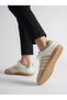 Women's Sneaker Sports Shoes Beige Striped Patterned Lace-Up Daily Comfortable Casual Retro Shoes - 3
