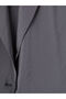 Vizyon New Season Gray Belted Women's Blazer Jacket - 7