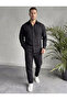 Raw Linen Suit Shirt and Trousers 2-Piece Wide Cut