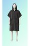 Antresit Gray Hooded Beach and Bath Poncho - Unisex Adult Bathrobe Towel - Made of Terry Cloth