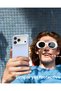 iPhone 17 Pro Max / 18 Pro Max Compatible Velvet Launch Silicone Case Matte Soft Textured Camera Protected Premium Cover Baby Blue - 3