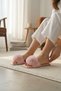 Women's Powder Pompom Slippers Stylish Daily Non-Slip Comfortable Sole