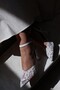 Just Lace Lace Detailed Pointed Toe Thin Heeled Women's Shoes - 4