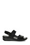 105815.Z6Fx Black Women's Comfort Sandals