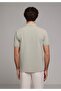 Regular Fit Polo Neck Plain Men's Green Short Sleeve T-Shirt - 2