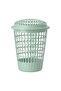 Tall Plastic Laundry Basket with Lid | Laundry Hamper for Dirty Clothes, Towel Storage