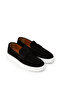 Men's Genuine Suede Black Loafer Shoes - 4