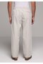 Regular Fit Mid Waist Straight Leg Men's Stone Trousers - 2