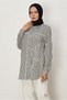Striped Shirt Collar Tunic 46359 - 2