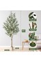 152/182/212/242cm (5/6/7/8FT) Artificial Olive Tree, Lifelike Faux Potted Plant for Home Office Decor - 2