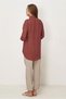 Linen Shirt Collar Tunic 46406 - 4