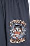 Smoked Character Printed Crew Neck T-Shirt and Shorts Set for Boys 23844 - 5
