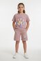 Gül Kurusu Girls Printed T-Shirt and Shorts 2-Piece Set 23856