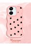 Redmi 13C Compatible Shockproof Simple Pink Silicone Phone Case Heart Pattern - 2