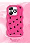 Infinix Smart 8 Compatible Shockproof Simple Red Silicone Phone Case Heart Pattern - 2