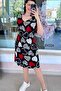 V-Neck Gipeli Viscose Dress 6Y024