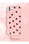 Realme C20 Compatible Shockproof Simple Pink Silicone Phone Case Heart Pattern - 2