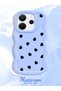 For Redmi Note 14 4g Compatible Anti-Knock Simple Blue Silicone Phone Case Heart Pattern - 2