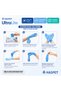 Ultralite Blue Nitrile Examination Gloves Powder-Free Latex-Free Large (L) Size 100 Pieces - 2