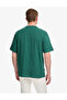 Dark Green Comfort Fit 100% Cotton Crew Neck Basic T-Shirt 50325300-Vr079 - 6