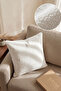 Lamb Skin Look Throw Pillow Cover Soft Teddy Textured Decorative Pillow Cover Cream