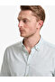 Aqua Green Linen Blend Regular Fit Long Sleeve Shirt 50320941-Vr048 - 2