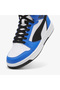 Rebound V6 Mid Kids White Sports Shoes - 6