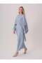 V-Neck Linen Dress - 3