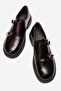Evelyn Women's Genuine Leather Loafer Brown - 4