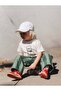 Boy's Printed T-Shirt Striped Trousers Top and Bottom Set Relaxed Fit Casual Combination - 4