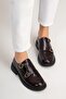 Evelyn Women's Genuine Leather Loafer Brown - 6