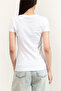 Jersey Women's Slim Fit Crew Neck T-Shirt White - 4