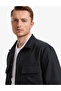 Navy Blue Regular Fit Shirt Jacket 50324284-Vr033 - 3