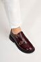 Evelyn Women's Genuine Leather Loafer Claret Red - 6