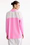 Striped Fabric Mixed Rayon Tunic Light Pink - 4