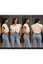 Polo Collar Double Pocket Buttoned Leather Vest - 2