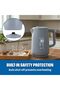 Panache Series Digital Electric Kettle, 1.7L, Smart Touch Display, Double Wall with Stainless S - 8