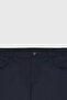 Men's Navy Blue Slim Fit Slim Fit 5 Pocket Flexible Casual Trousers - 8