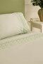 Rosal Embroidered Double Duvet Cover Set Sage Green - 6