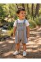 100% Cotton, Comfortable Fit, Striped Boys' Summer Salopet