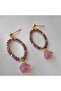 Handmade Lilac and Colorful Dangle Earrings for Women - 2