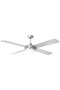 2X E27 CANDELABRA FAN - SILVER