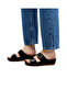 Women's Anatomical Sole Double-Strapped Buckle Comfortable Outdoor House Slippers - 3