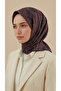 وشاح قطني منقوش من EFSUN مقاس 120*120 سم - بنفسجي / أرجواني - 2