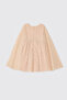 Girl's Salmon Party Dress with Cape - 2